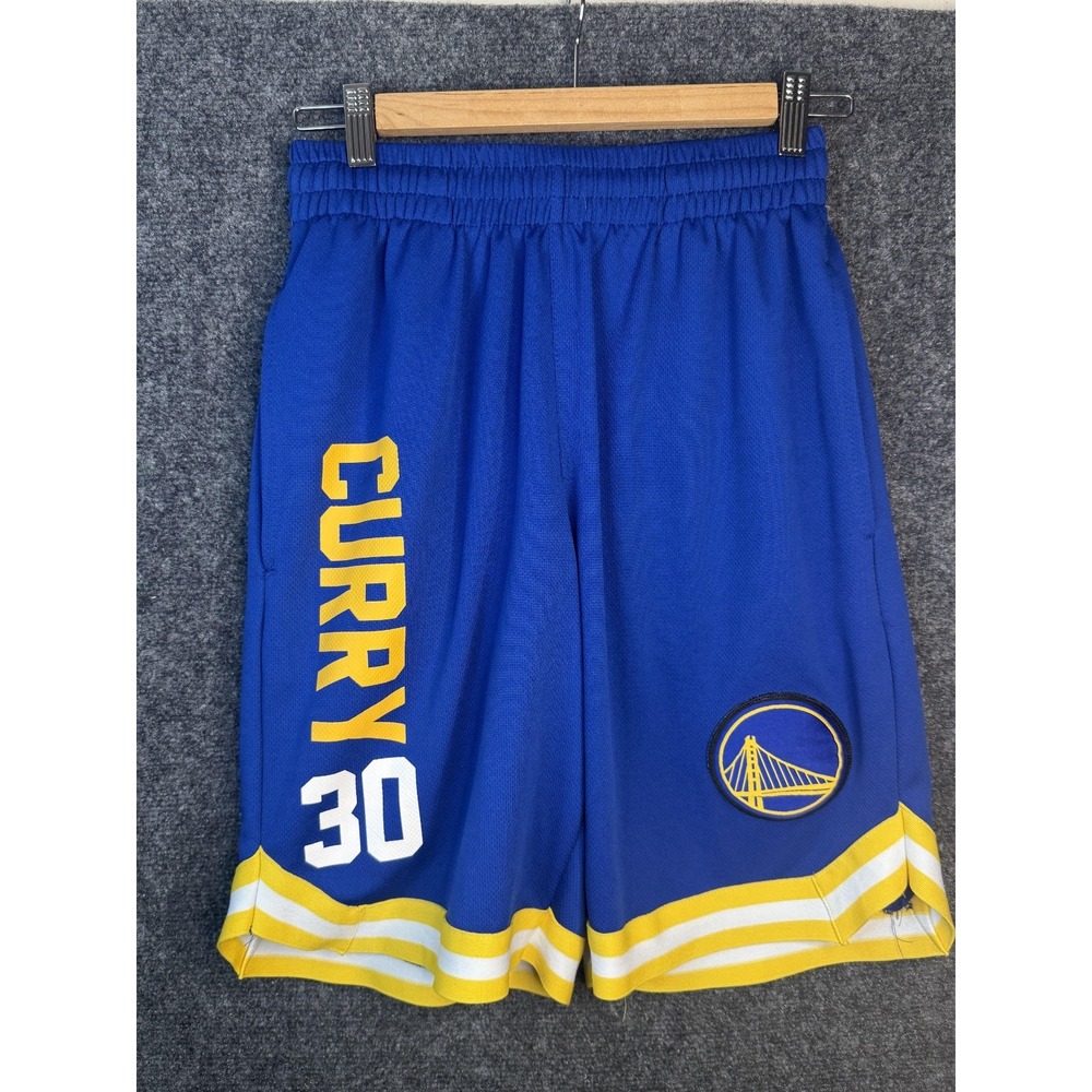 NBA Golden State Warriors Stephen Curry #30 Basketball Shorts Men's Small Blue